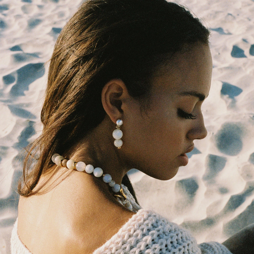 Golden Stars Earrings by Anita Berisha - At Present Jewelry