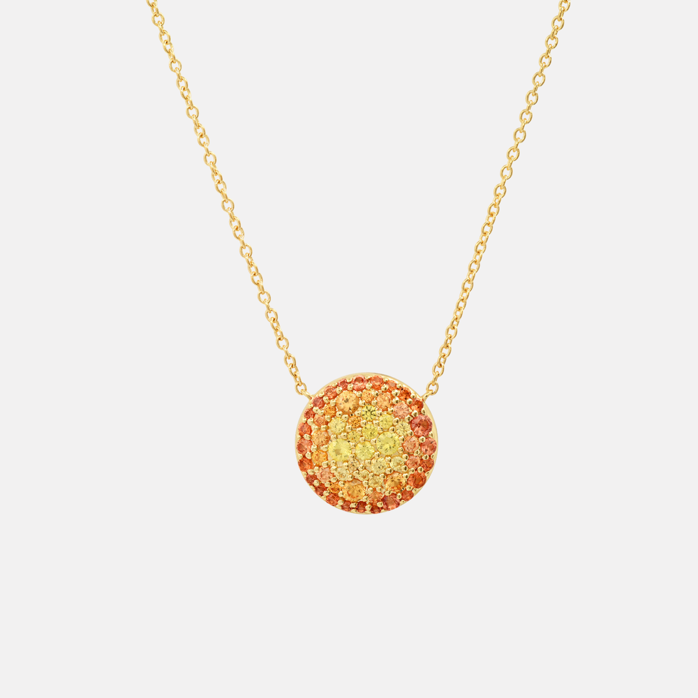 Ombré Sunburst Necklace by Eriness - At Present Jewelry