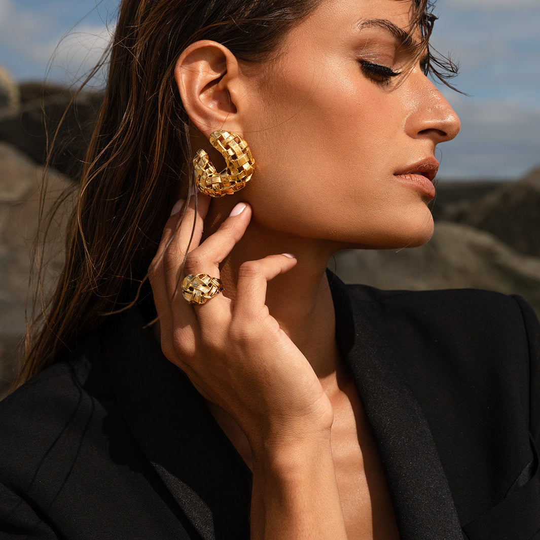 Woven Ring by Christina Caruso - At Present Jewelry