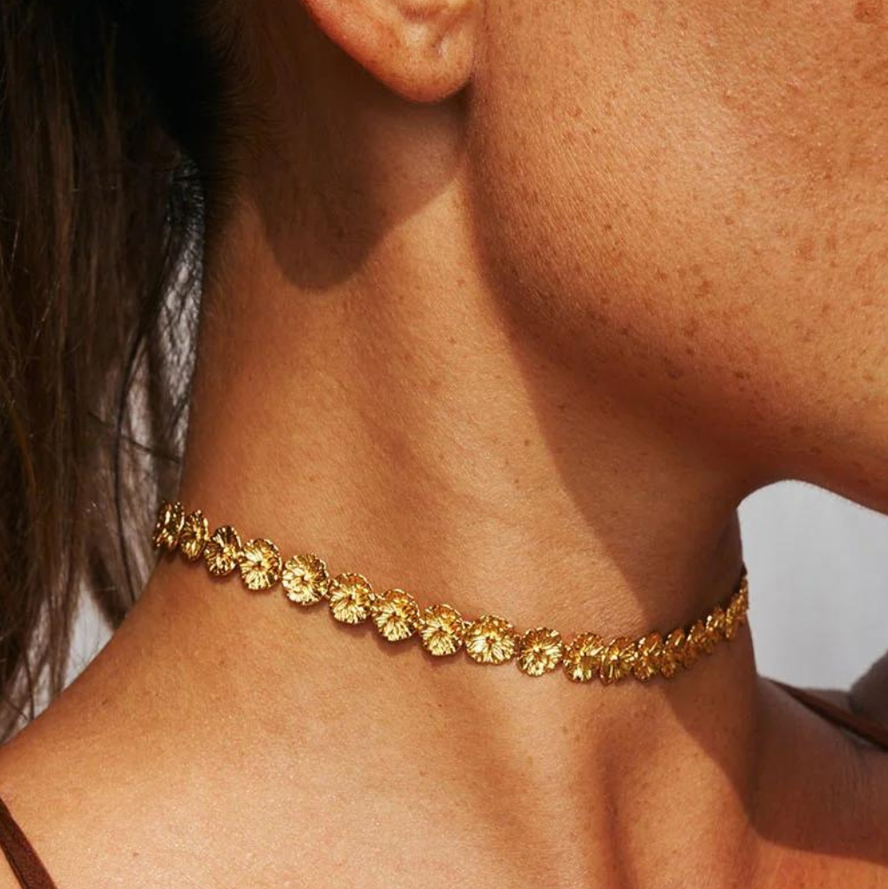 LP Ensemble Choker, Gold by Carina Hardy - At Present Jewelry