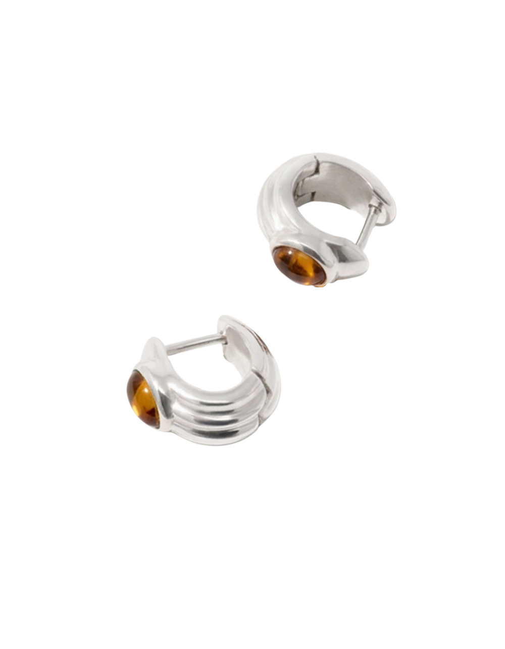 Scallop Hoop Earrings