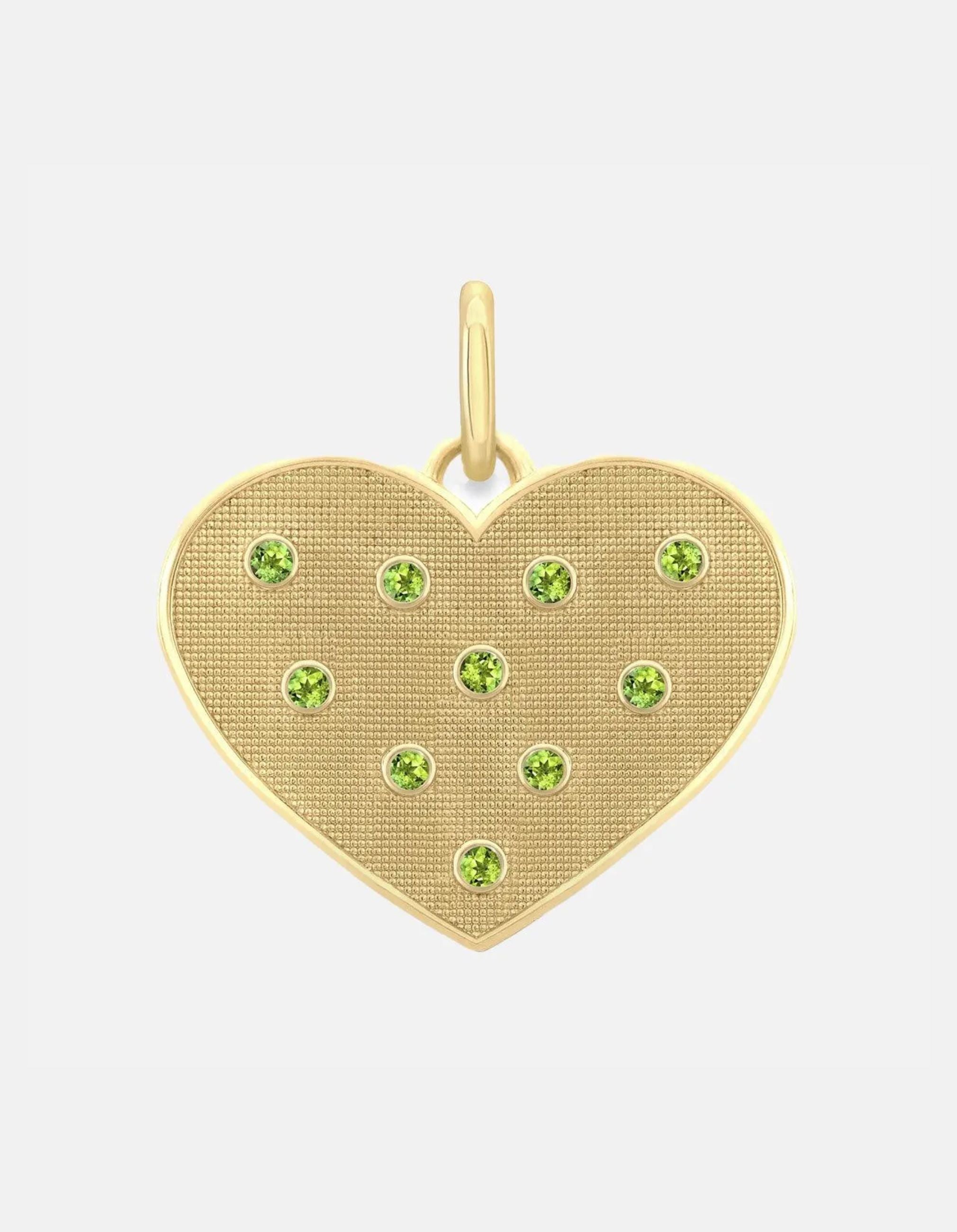 Birthstone Heart Pendant