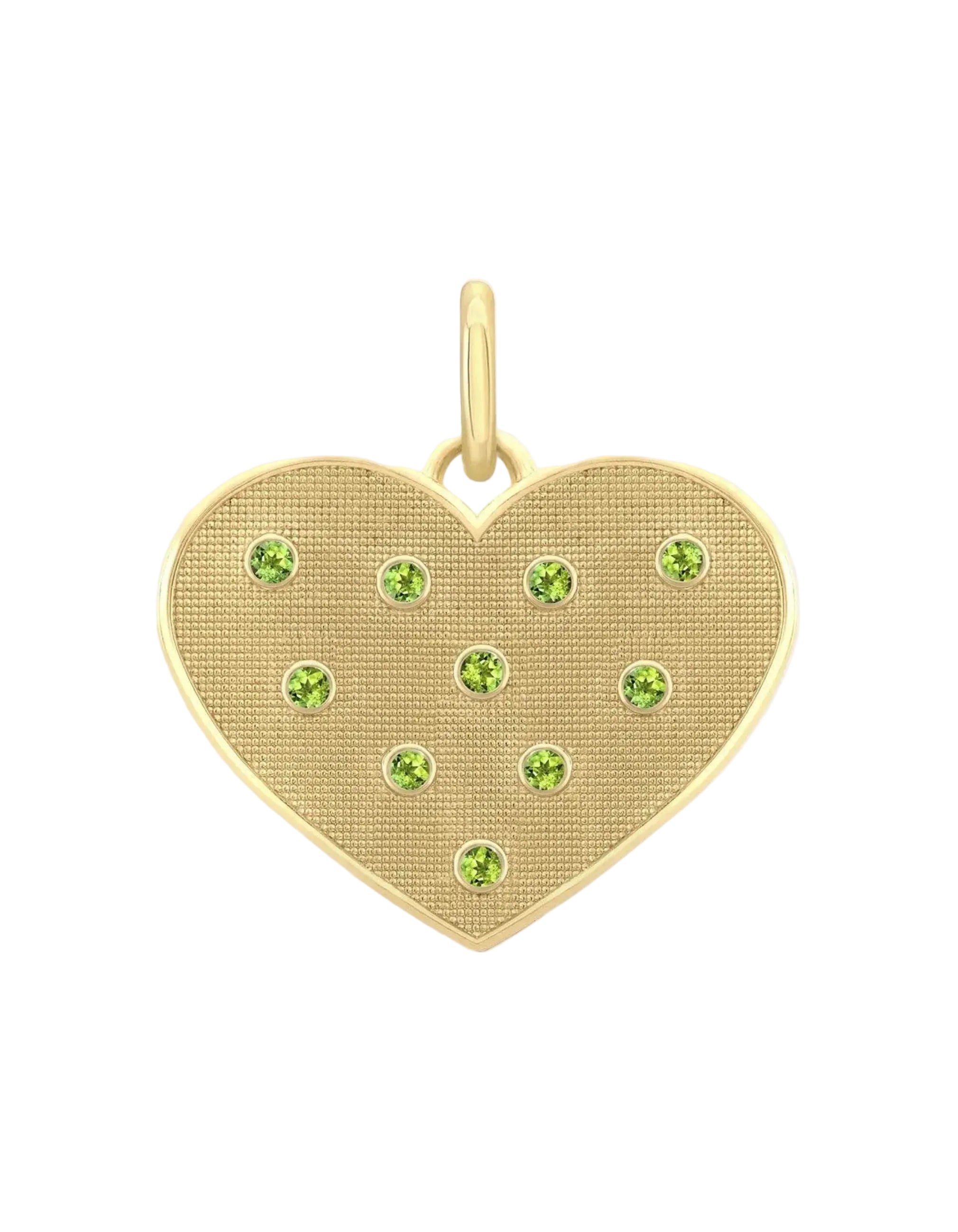 Birthstone Heart Pendant