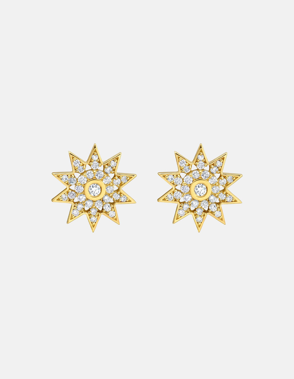 Lumière Diamond Star Post Back Earrings by Lionheart - At Present Jewelry