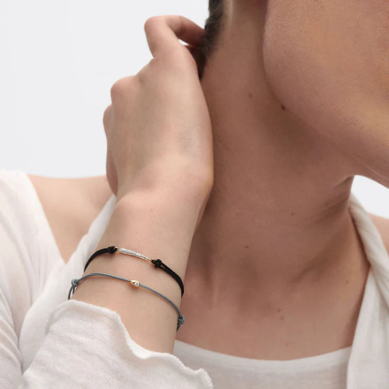 Nina Diamond Cord Bracelet by PDPaola - At Present Jewelry