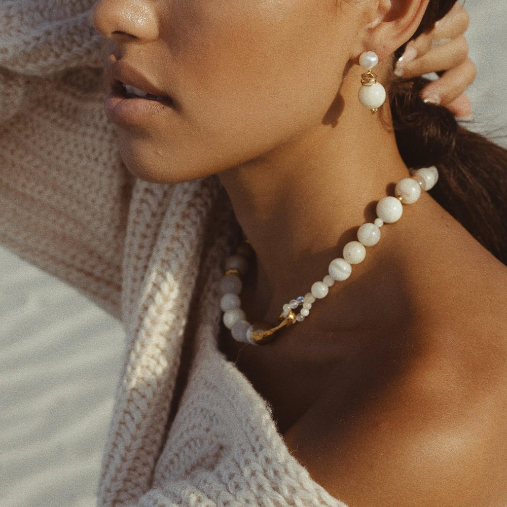 Golden Stars Earrings by Anita Berisha - At Present Jewelry