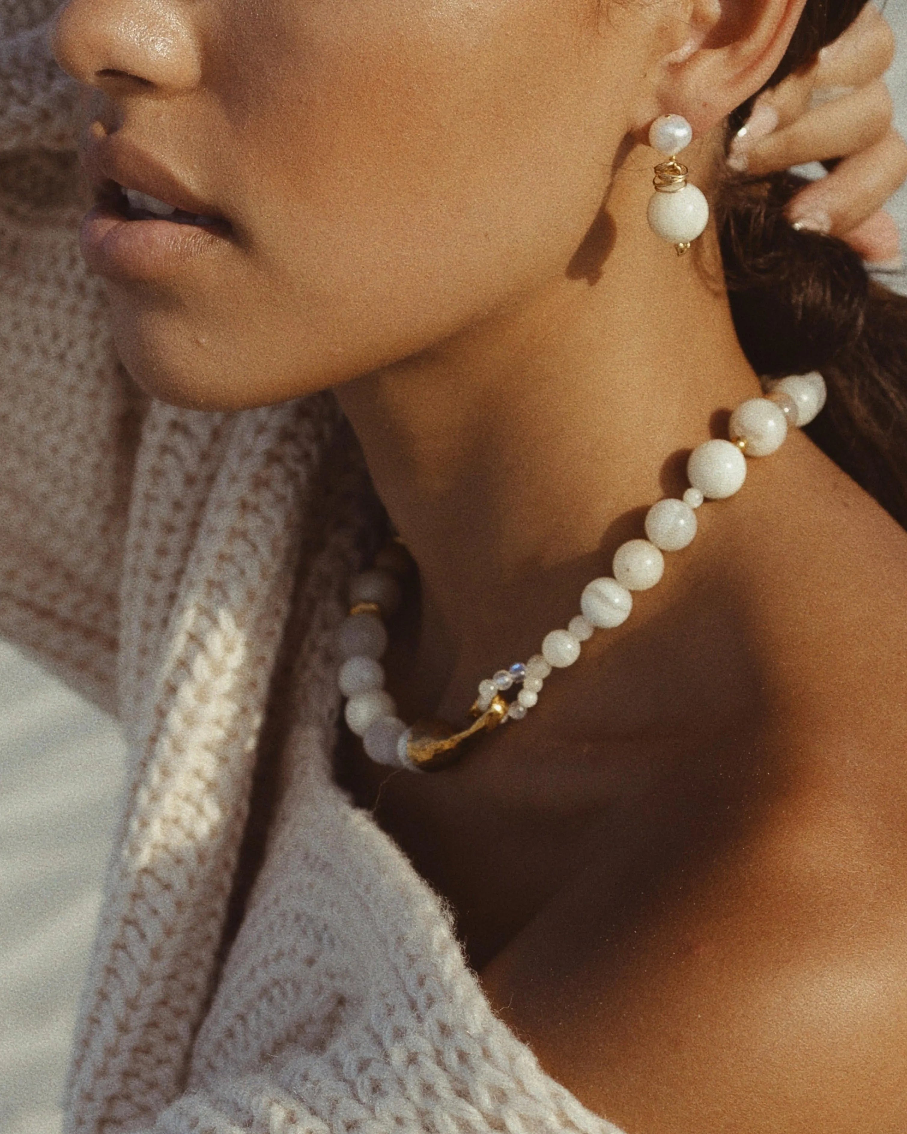 Golden Stars Earrings by Anita Berisha - At Present Jewelry