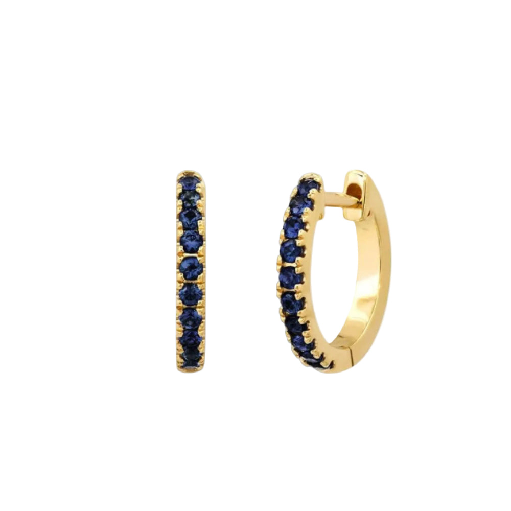 Standard Gemstone Huggies by Eriness - At Present Jewelry