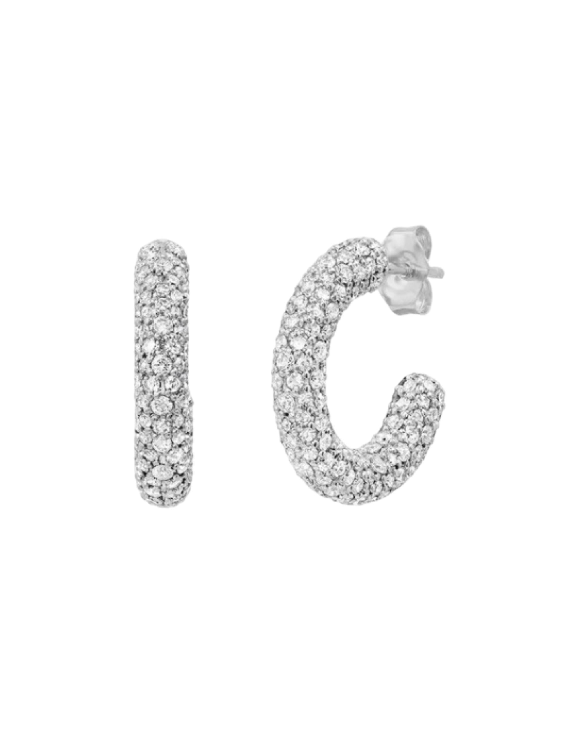 Mini Diamond Party Hoops