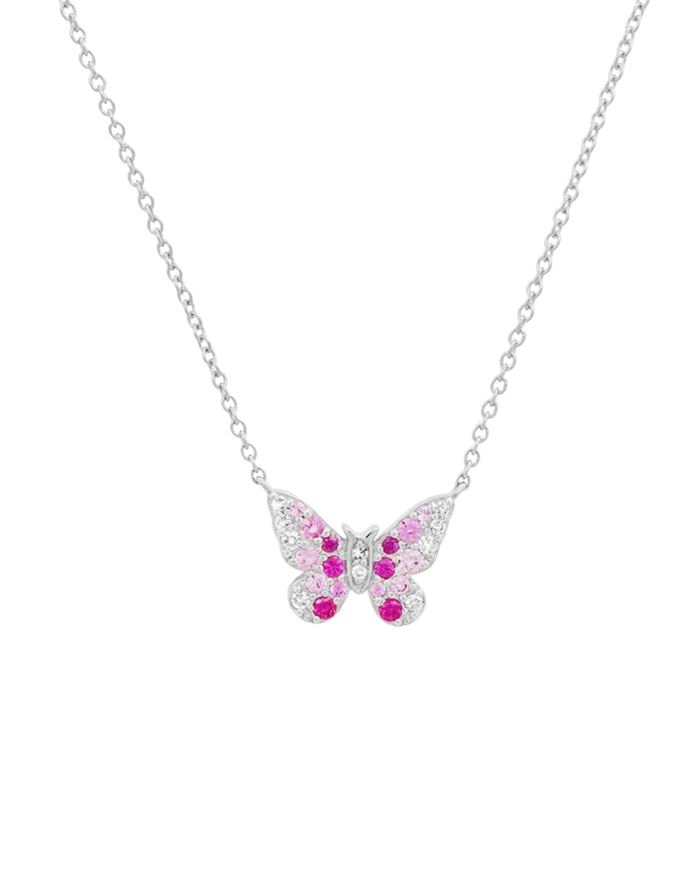 Mini Ombré Butterfly Necklace by Eriness - At Present Jewelry