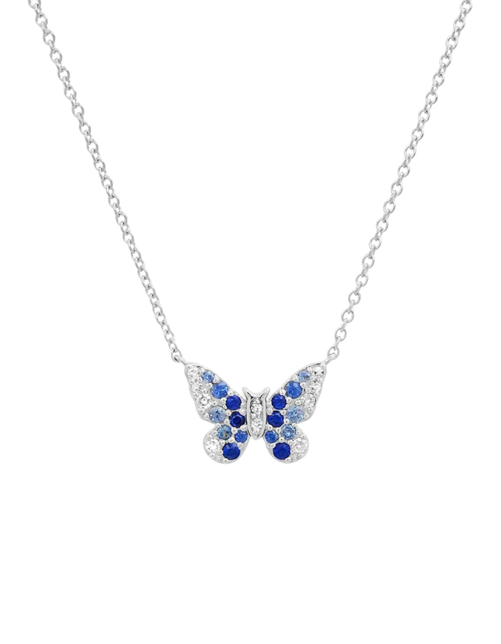 Mini Ombré Butterfly Necklace