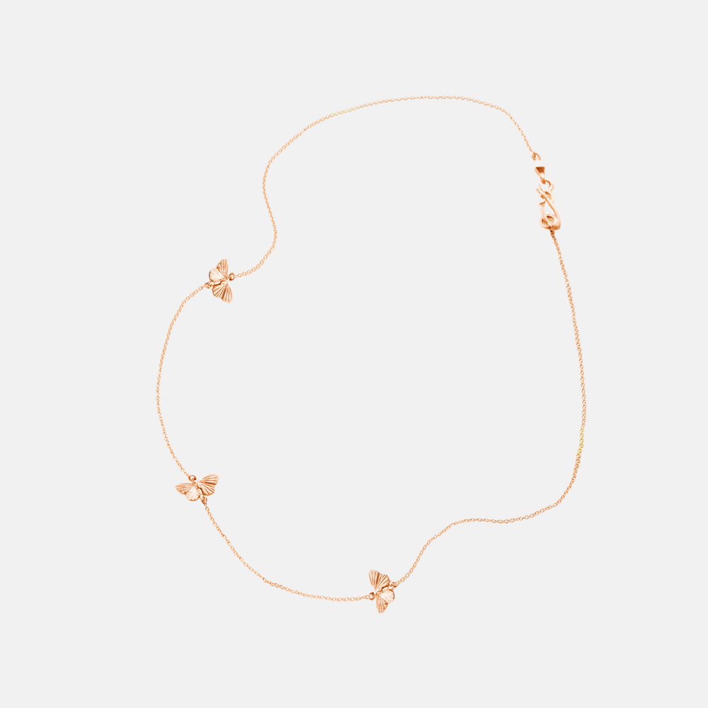 Tiny Asterope 3 Migration Necklace by James Banks Design - At Present Jewelry