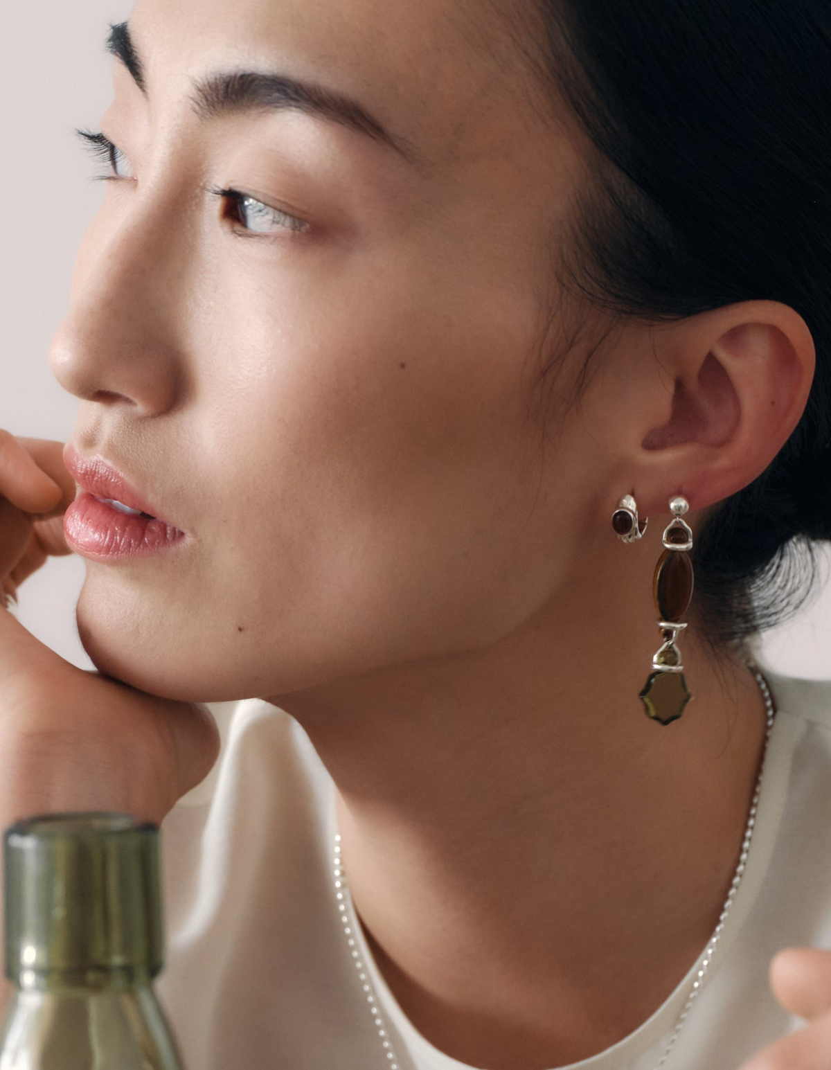 Scallop Hoop Earrings