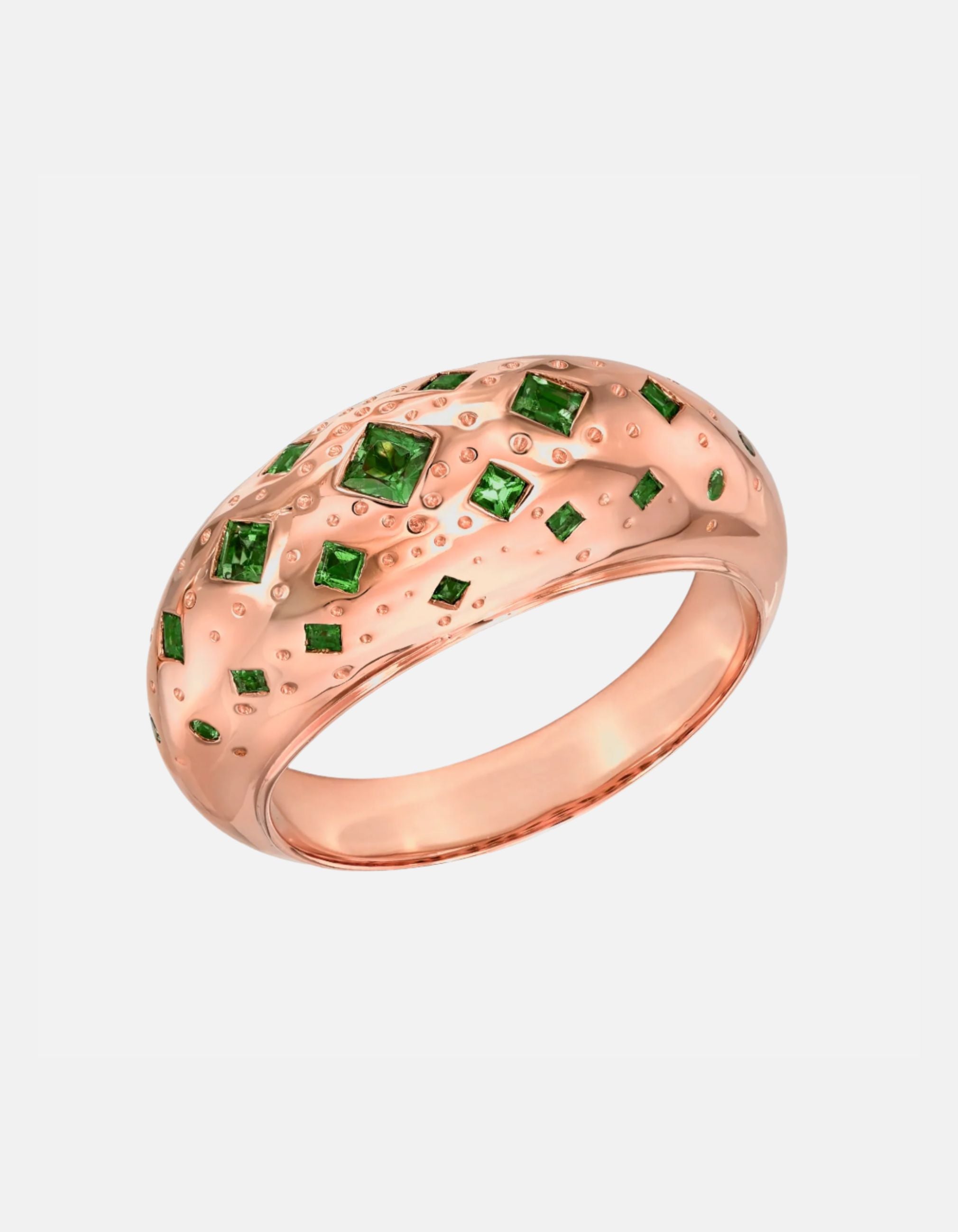Emerald Chaos Band by Meredith Young - At Present Jewelry