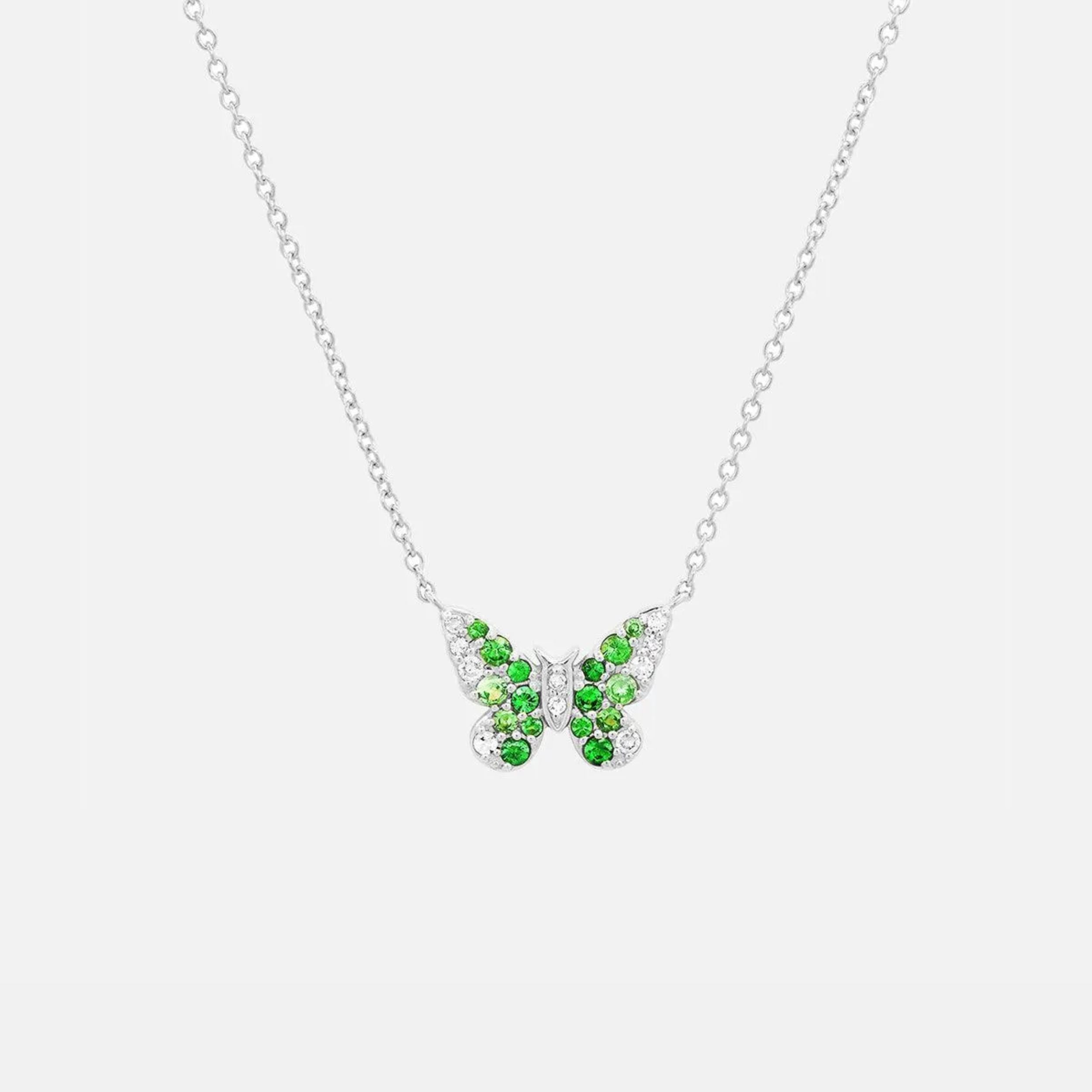 Mini Ombré Butterfly Necklace by Eriness - At Present Jewelry
