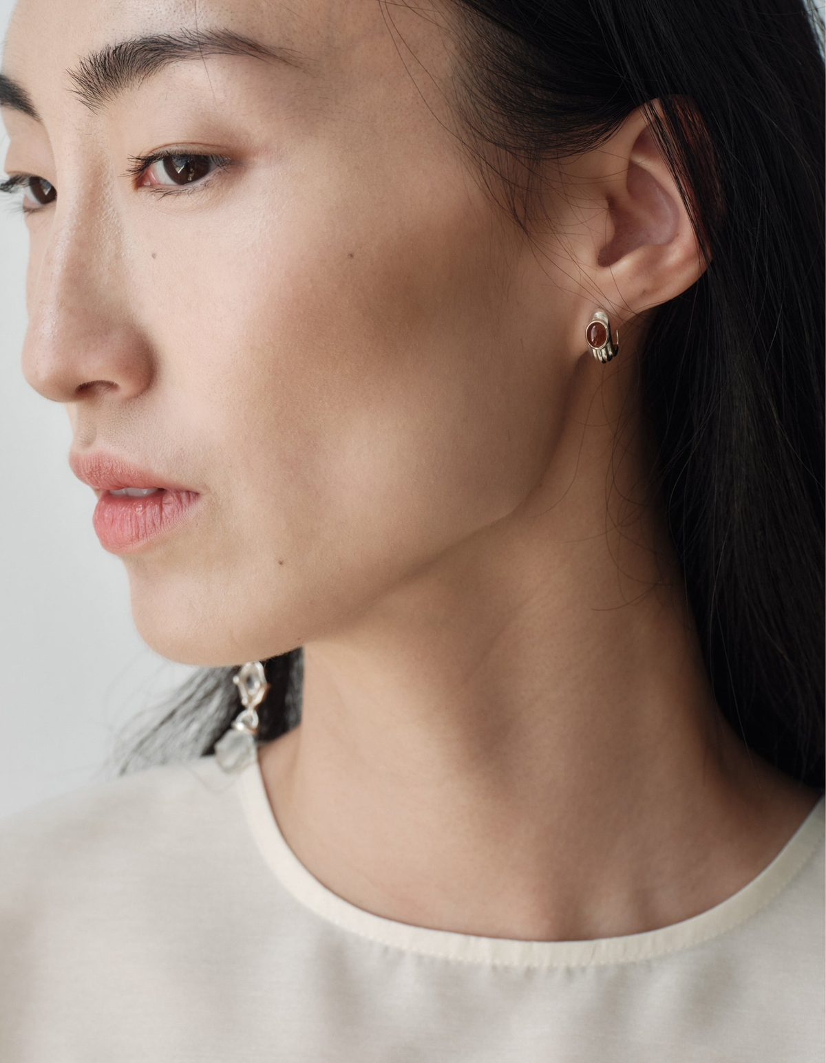 Scallop Hoop Earrings