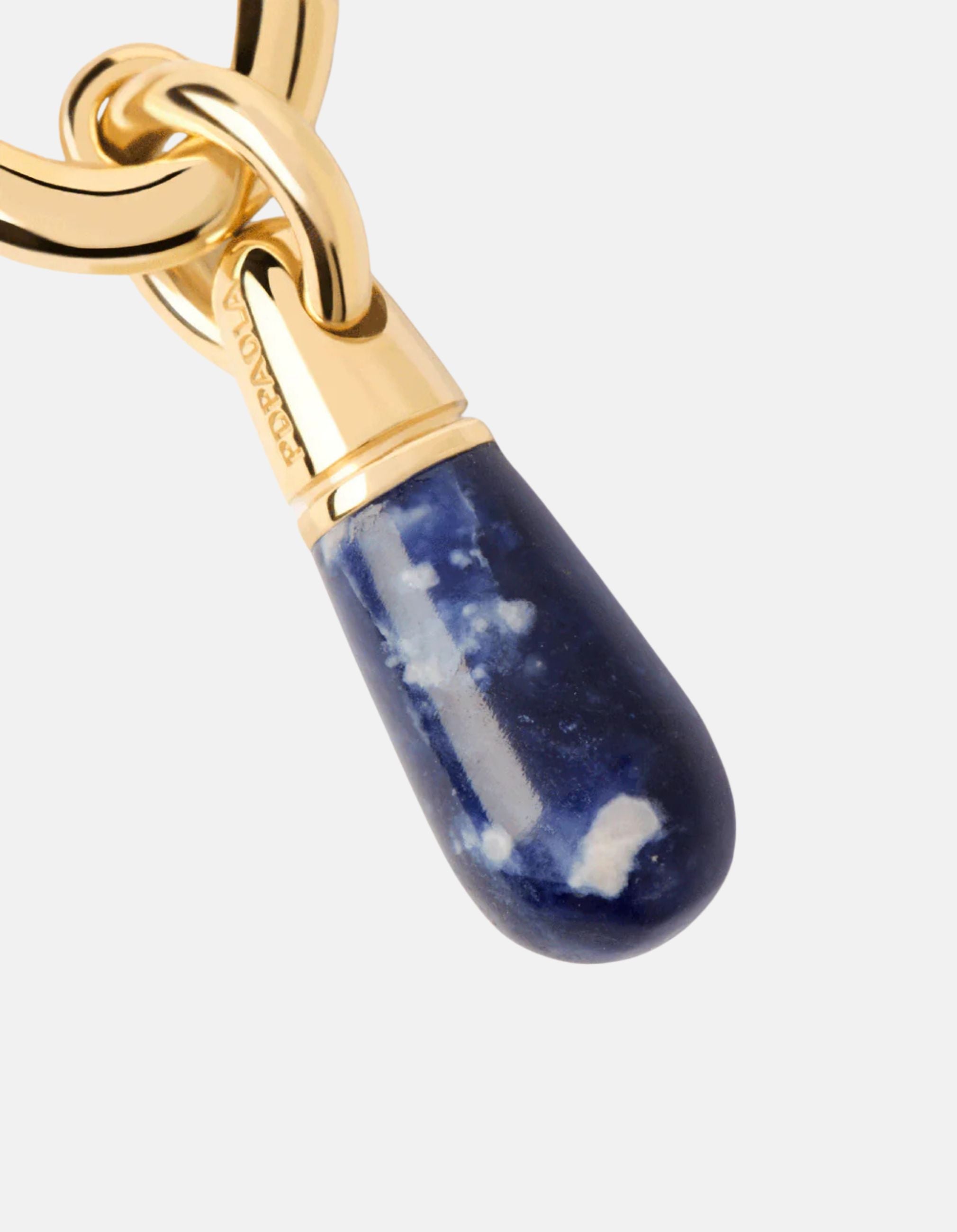 Sodalite Jupiter Single Hoop by PDPaola - At Present Jewelry