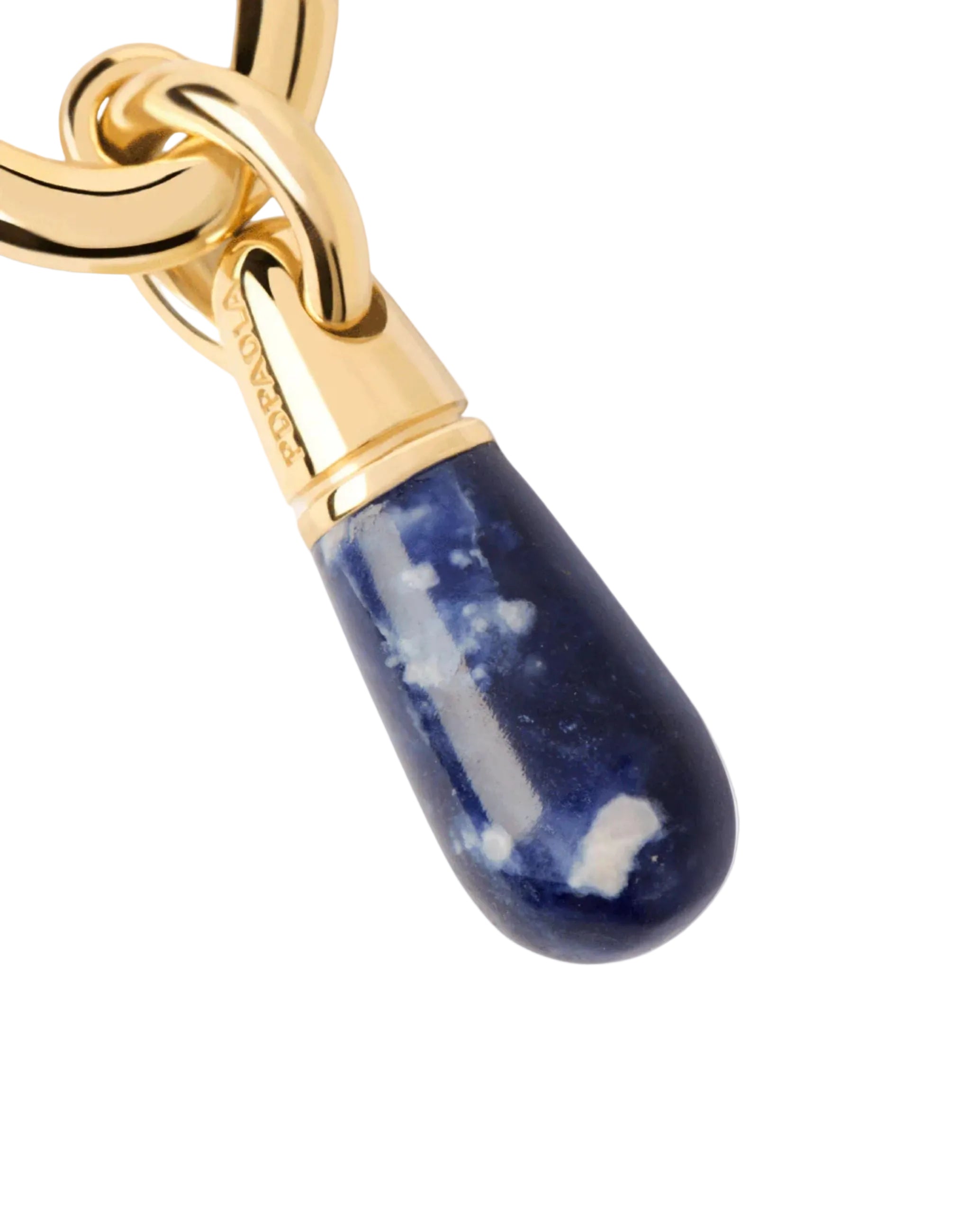 Sodalite Jupiter Single Hoop by PDPaola - At Present Jewelry