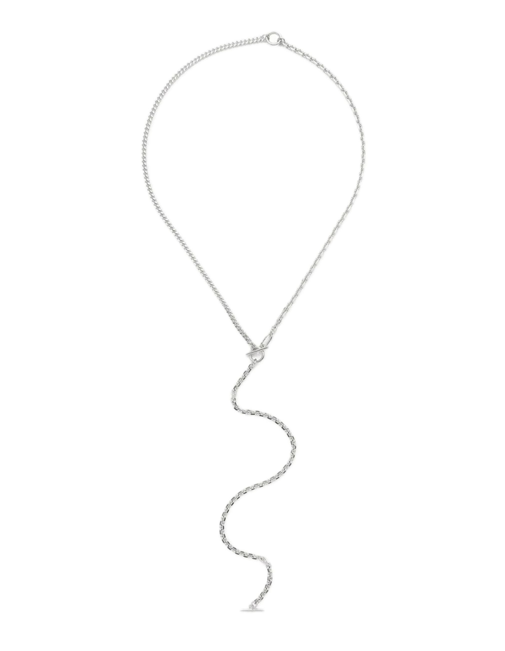 3 Way Necklace in Silver