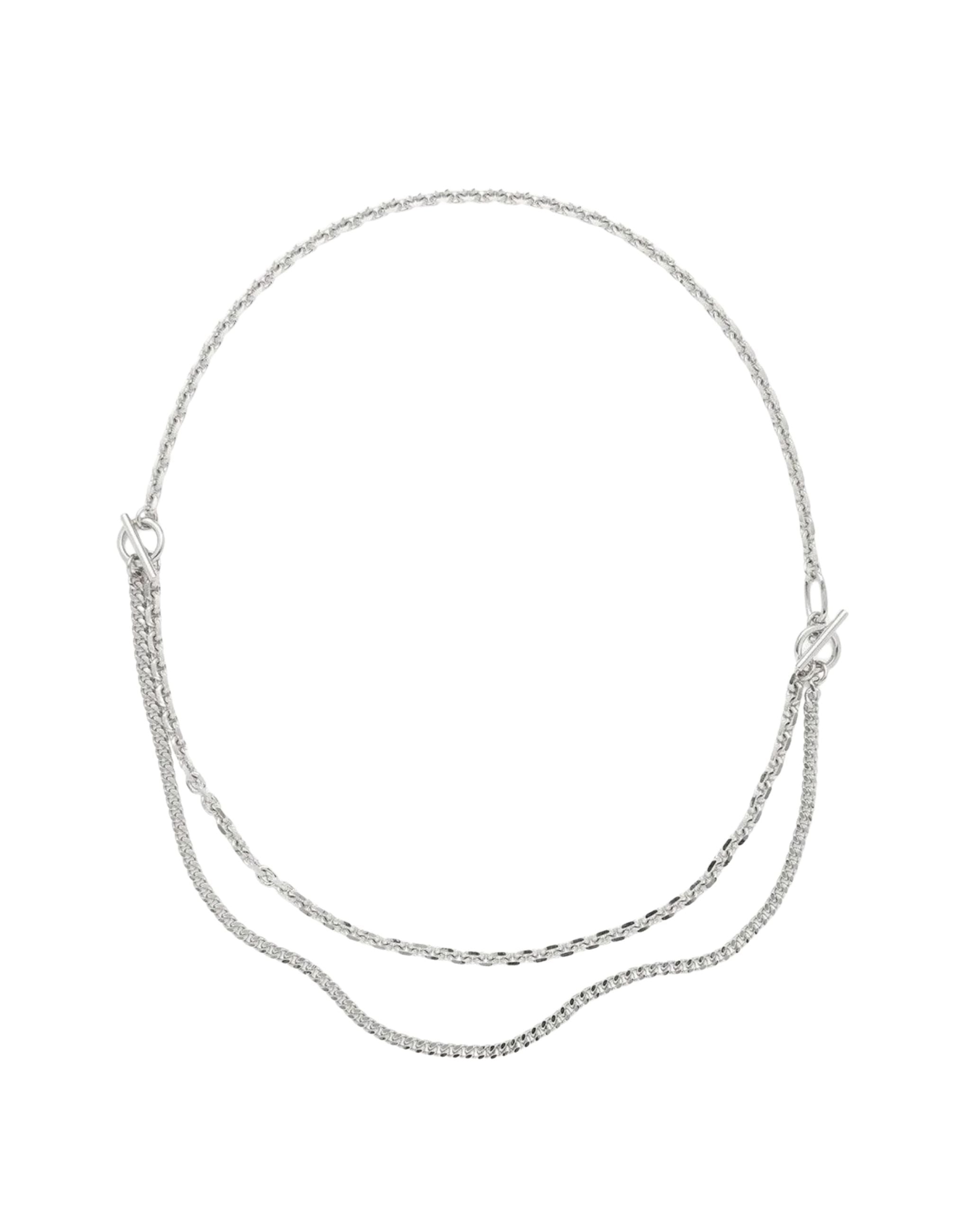 3 Way Necklace in Silver