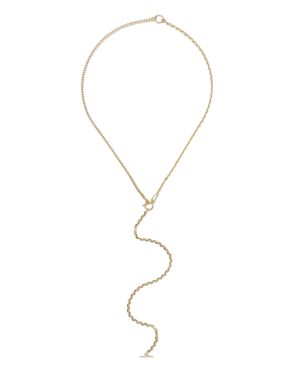 3 Way Necklace in Gold