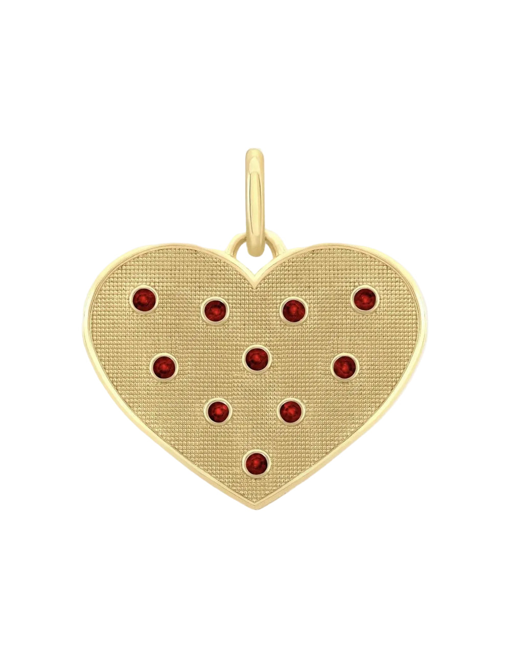 Birthstone Heart Pendant by Alice Pierre - At Present Jewelry