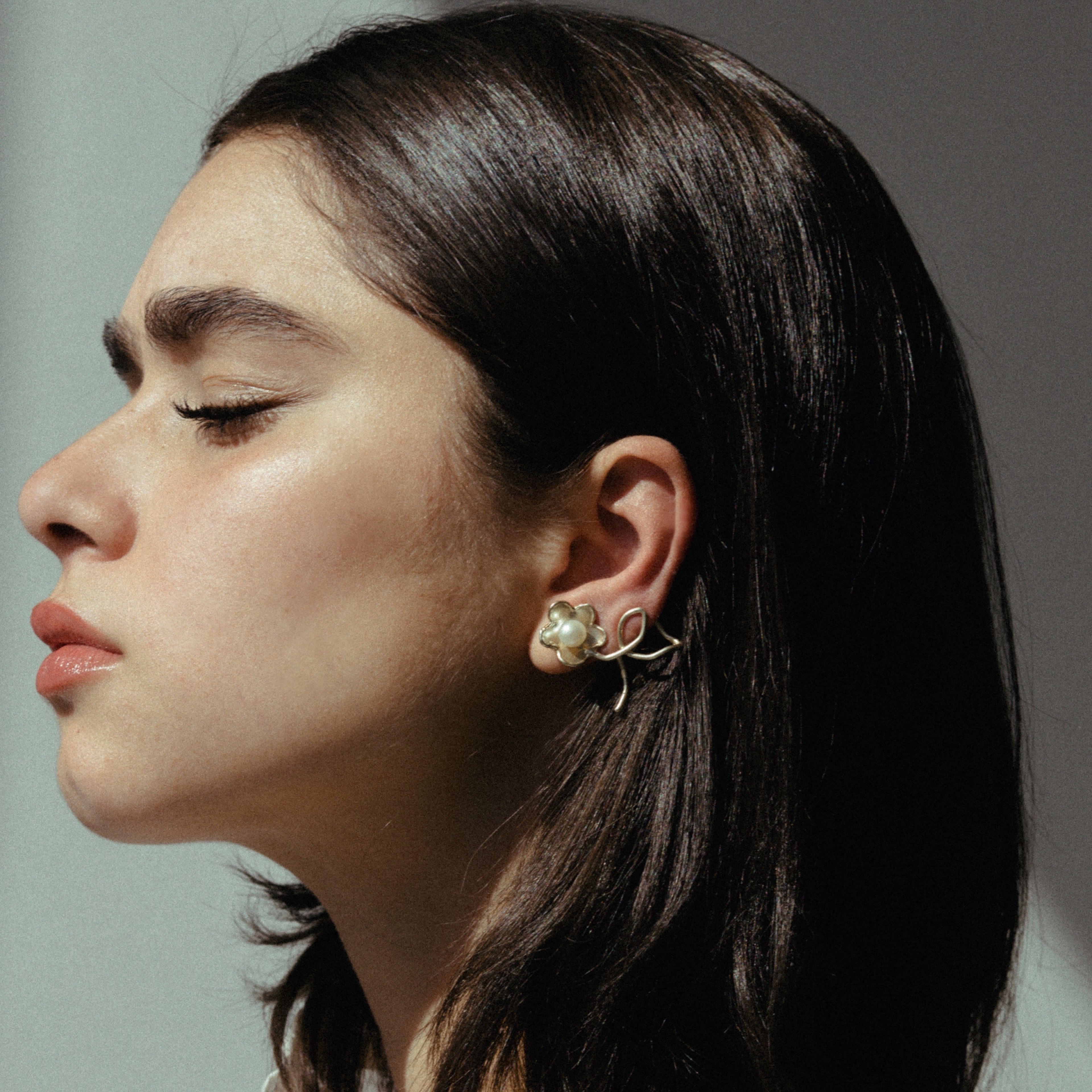 Pearl Studded Earrings by Anita Berisha - At Present Jewelry