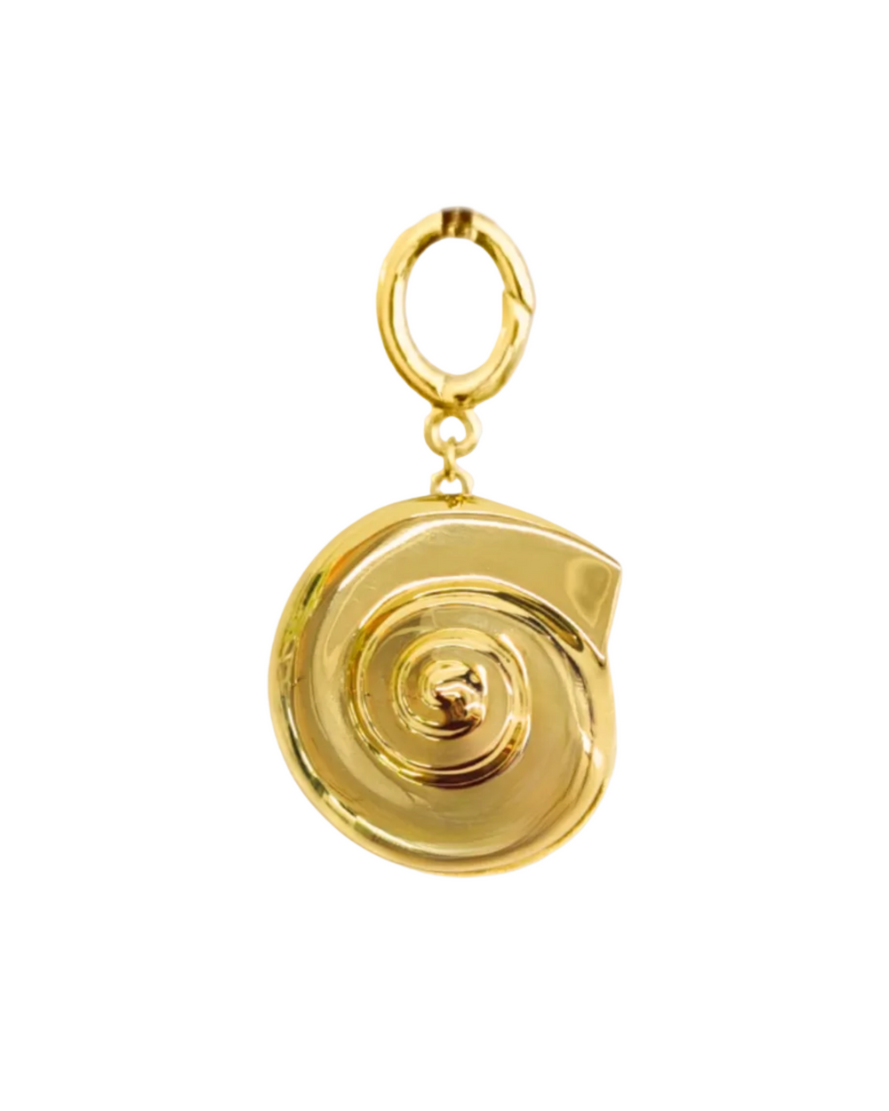 Spiraling Inwards Key Charm by Anita Berisha - At Present Jewelry