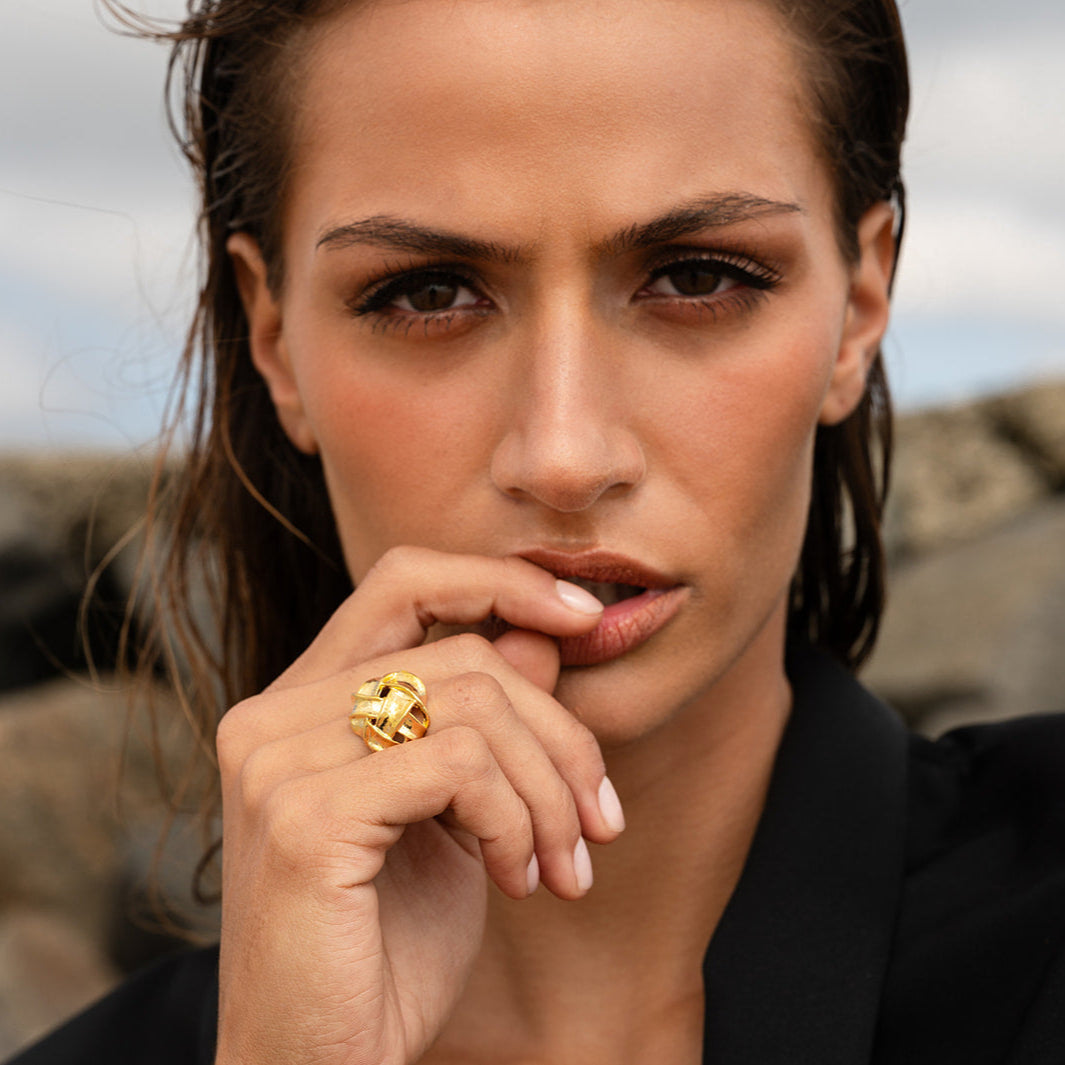 Woven Ring by Christina Caruso - At Present Jewelry