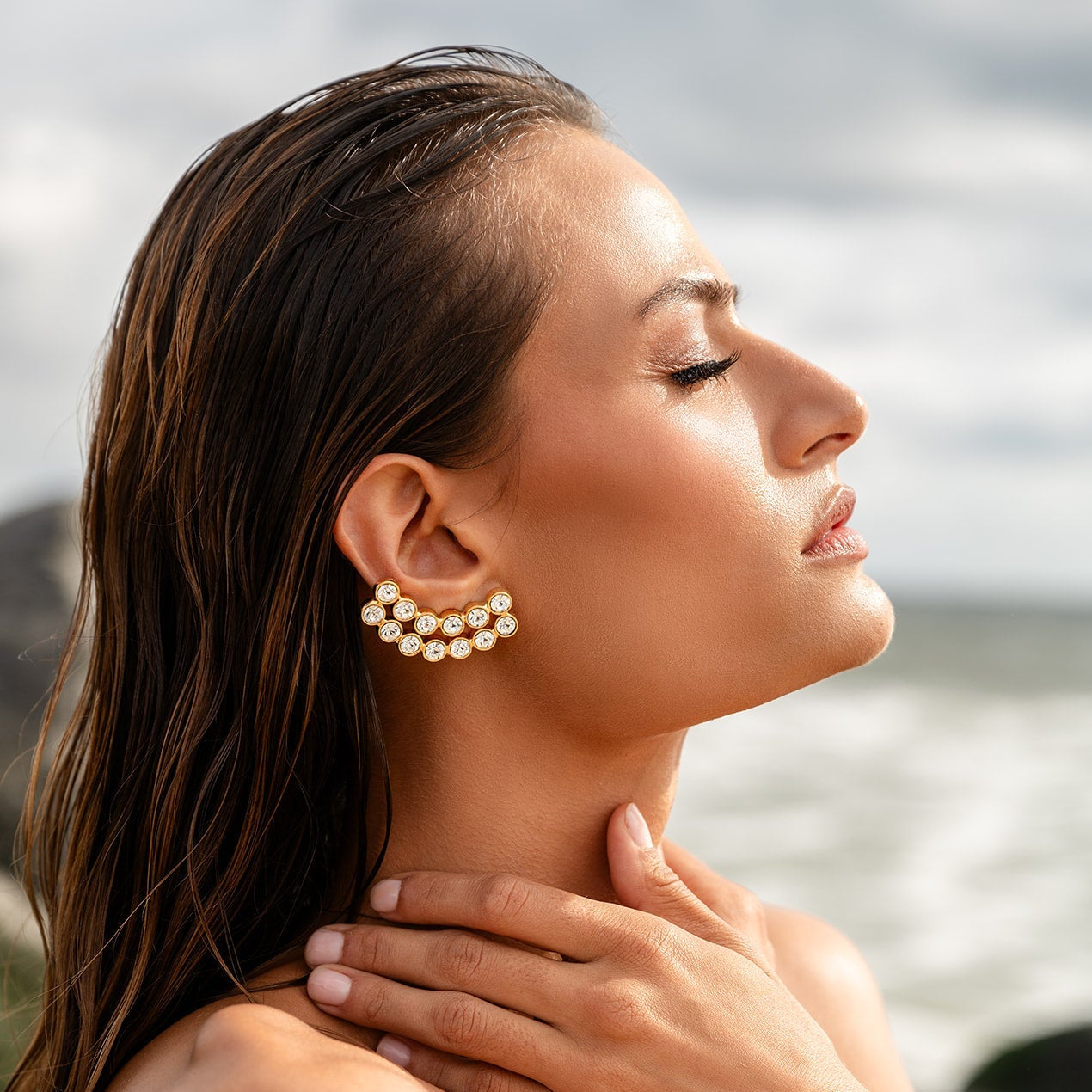 Ear Climbers by Christina Caruso - At Present Jewelry