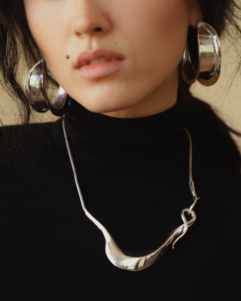 Mezza Hoop Earrings by Ariana Boussard-Reifel - At Present Jewelry