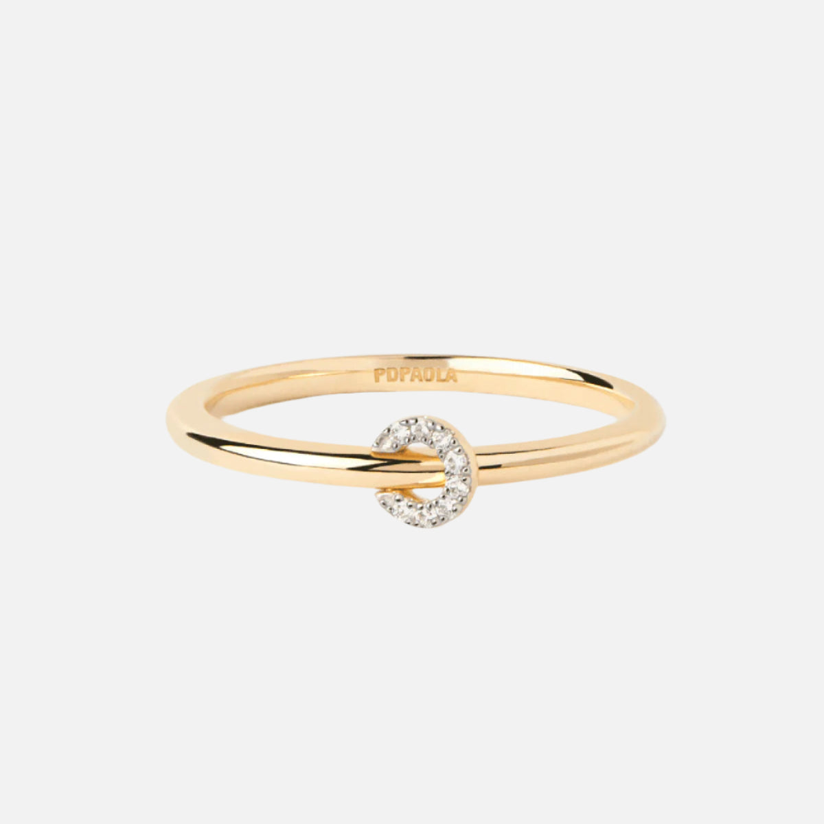 Diamonds and Gold Loop Ring by PDPaola - At Present Jewelry