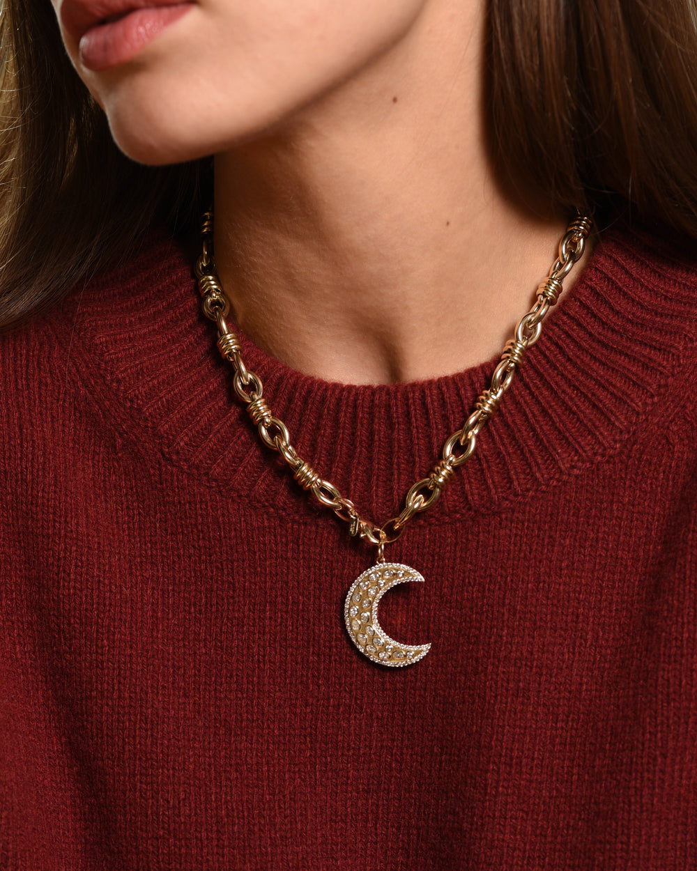 Maneskin Moon Charm by Lionheart - At Present Jewelry