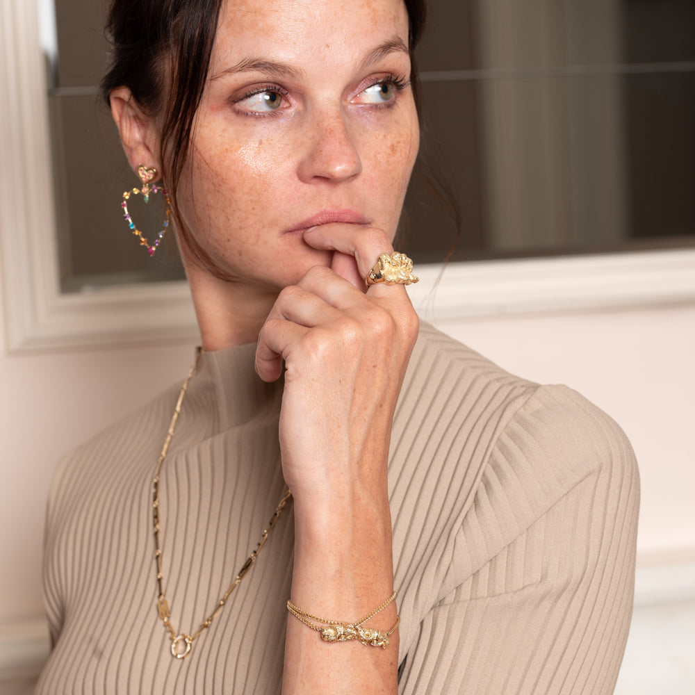 Wise Monkeys Bracelet by Eden Presley - At Present Jewelry