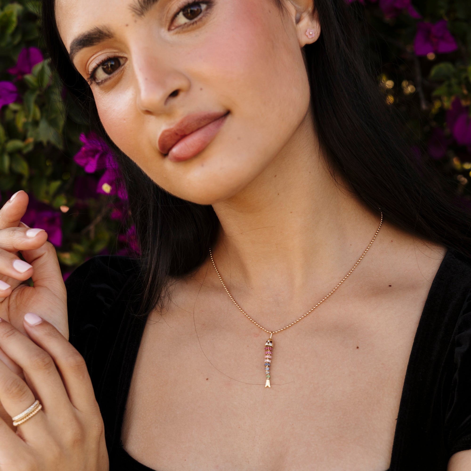 Kinetic Rainbow Poisson Pendant by Ariel Gordon Jewelry - At Present Jewelry