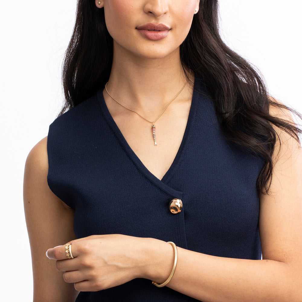 Kinetic Rainbow Poisson Pendant by Ariel Gordon Jewelry - At Present Jewelry