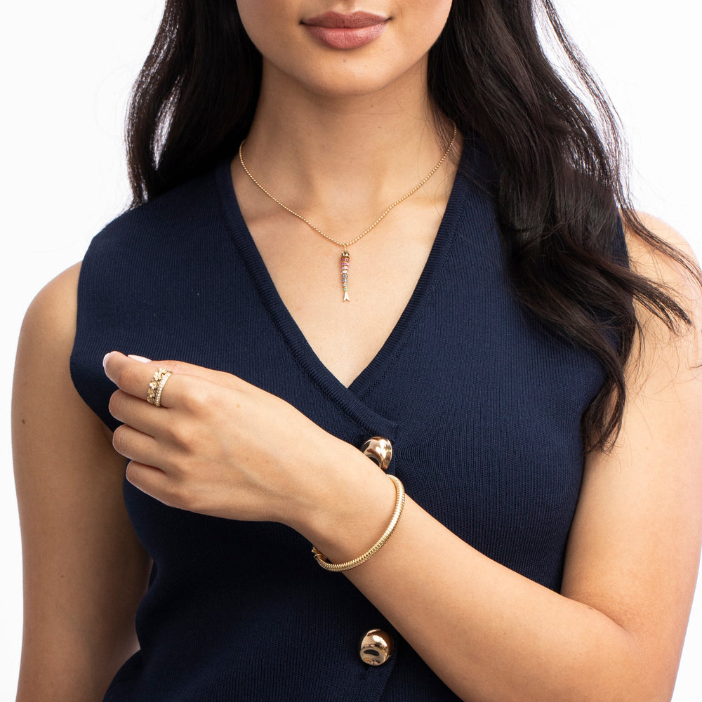 Kinetic Rainbow Poisson Pendant by Ariel Gordon Jewelry - At Present Jewelry