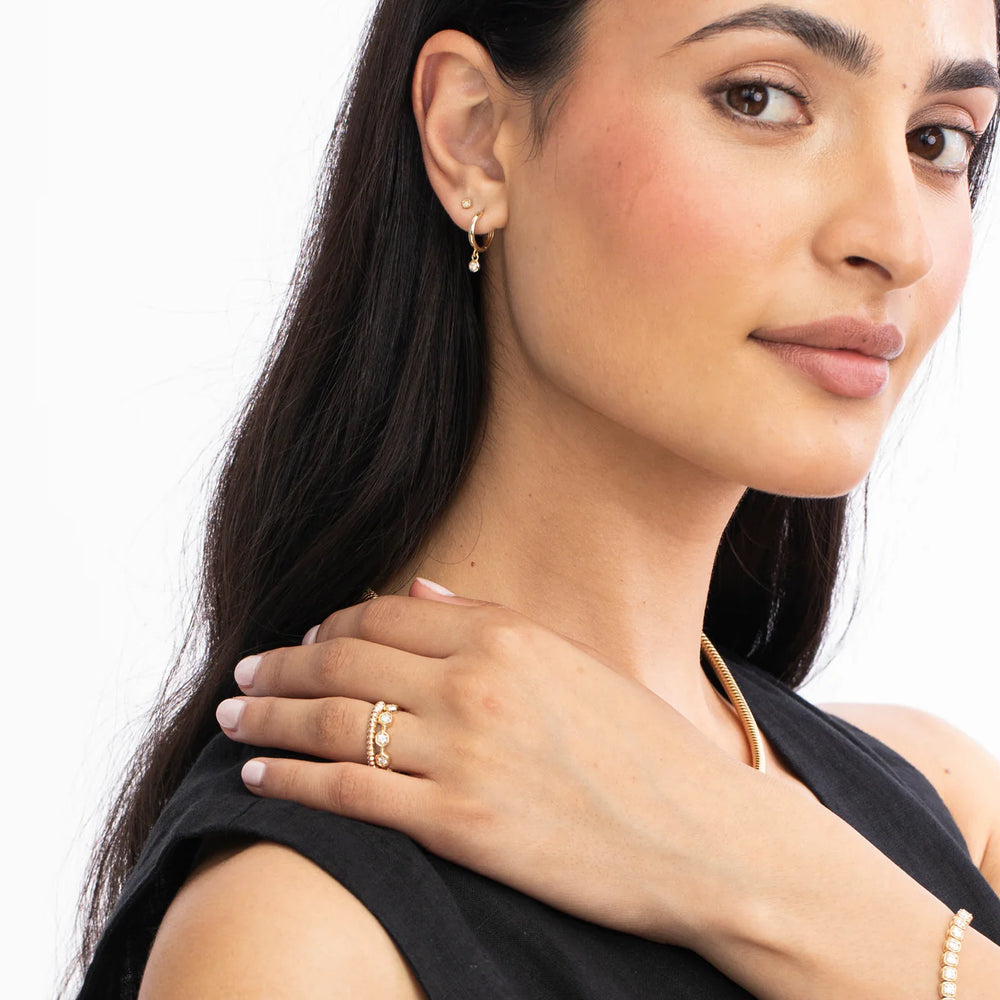 Diamond Hex Eternity Ring by Ariel Gordon Jewelry - At Present Jewelry