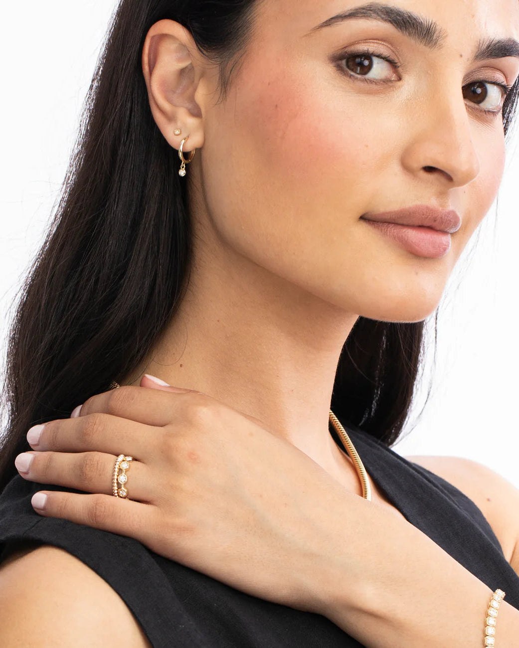 Diamond Hex Eternity Ring by Ariel Gordon Jewelry - At Present Jewelry