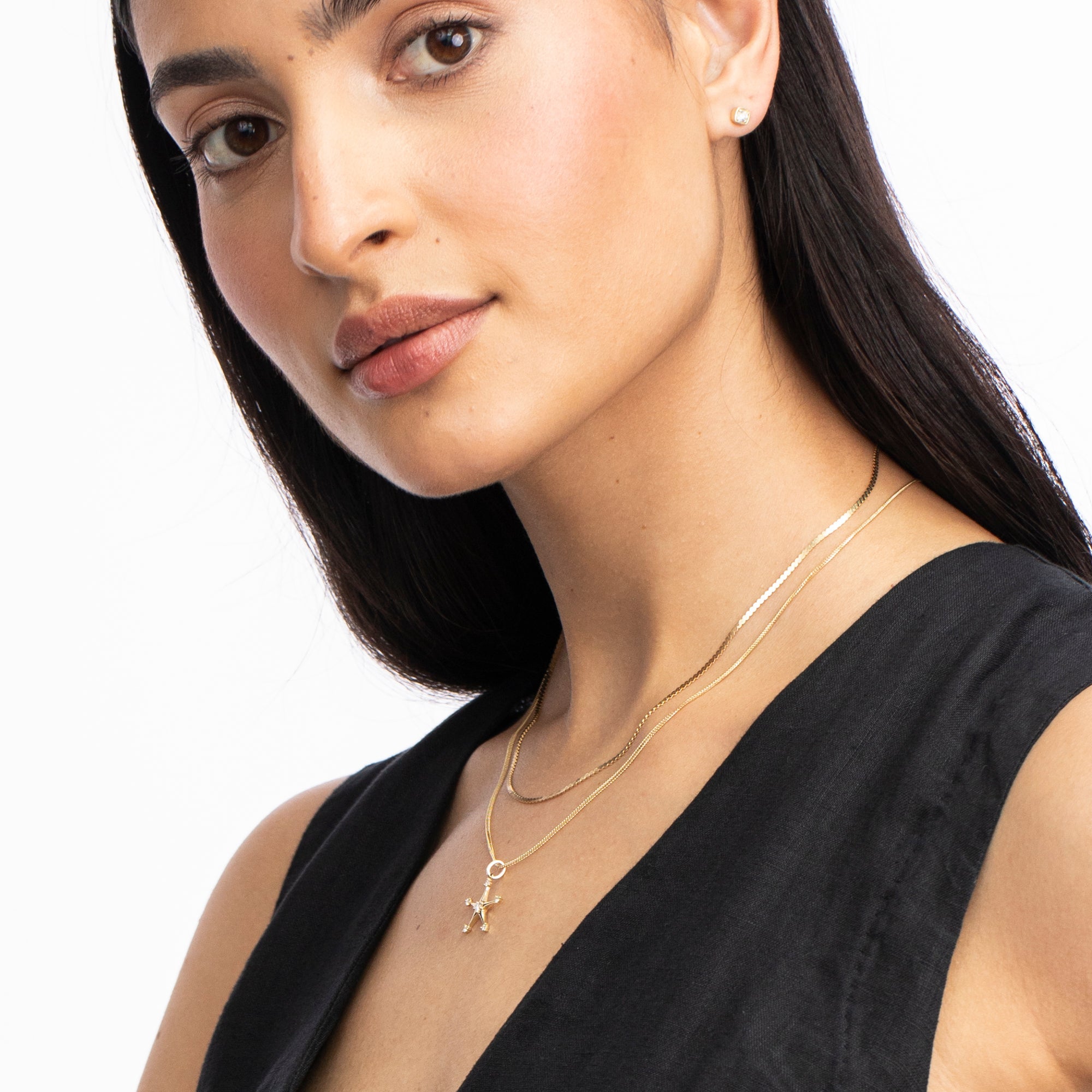 Grande Diamond Ace Studs by Ariel Gordon Jewelry - At Present Jewelry