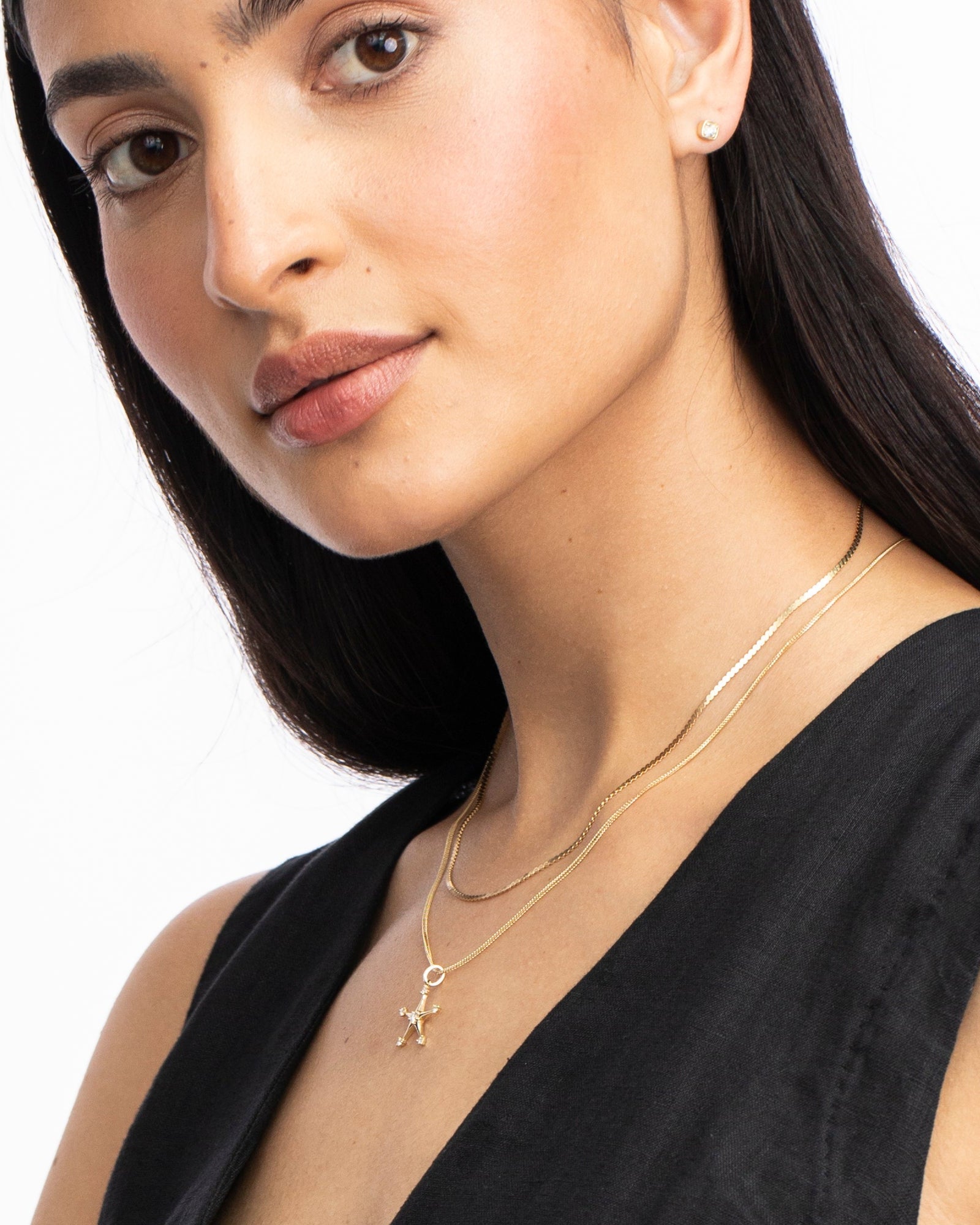 Grande Diamond Ace Studs by Ariel Gordon Jewelry - At Present Jewelry