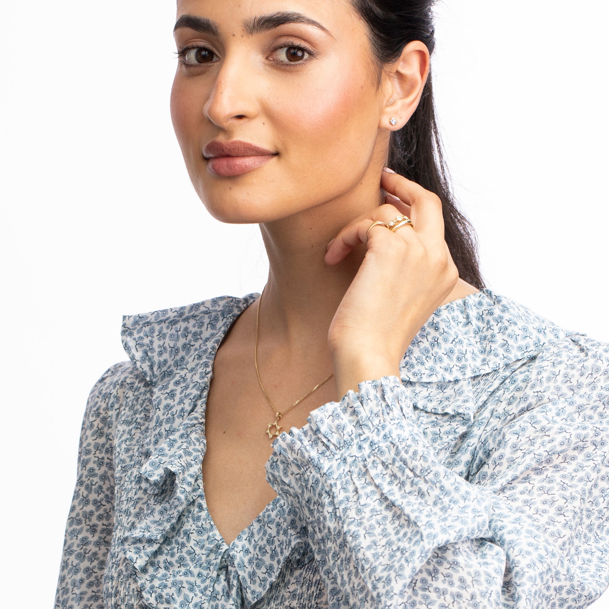 Petite Iris Asscher Studs by Ariel Gordon Jewelry - At Present Jewelry