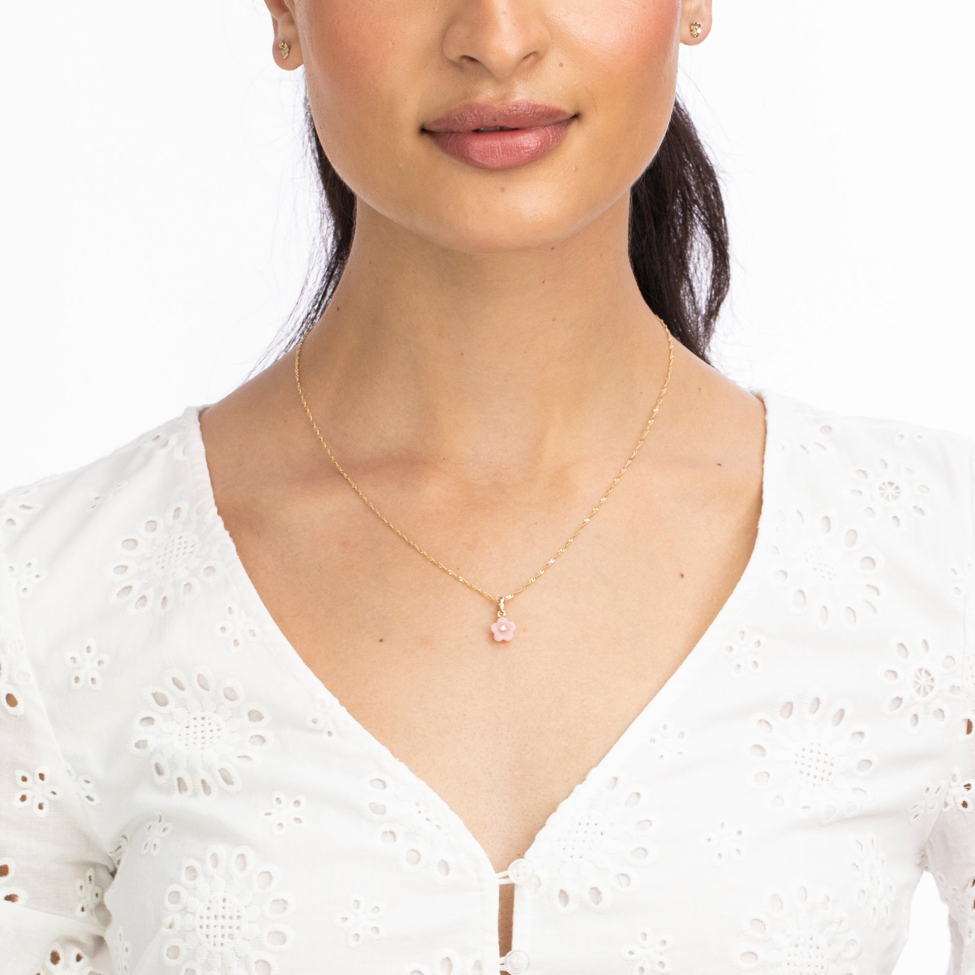 Diamond Blossom Peruvian Opal Charm by Ariel Gordon Jewelry - At Present Jewelry