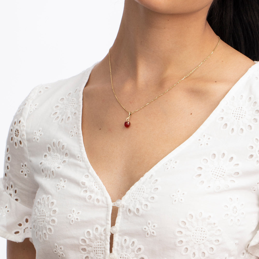 Cherry Baby Pendant by Ariel Gordon Jewelry - At Present Jewelry