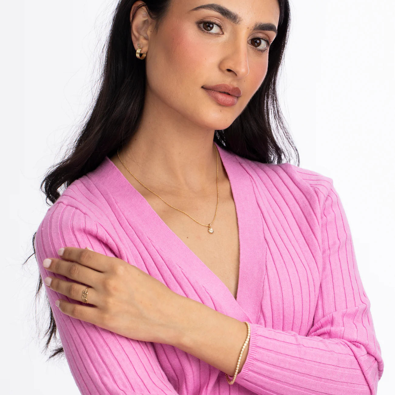 Petite Scallop Shell Charm by Ariel Gordon Jewelry - At Present Jewelry