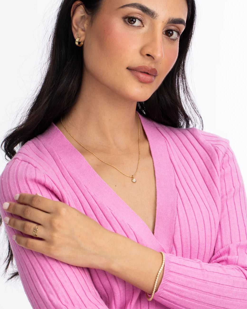 Petite Scallop Shell Charm by Ariel Gordon Jewelry - At Present Jewelry