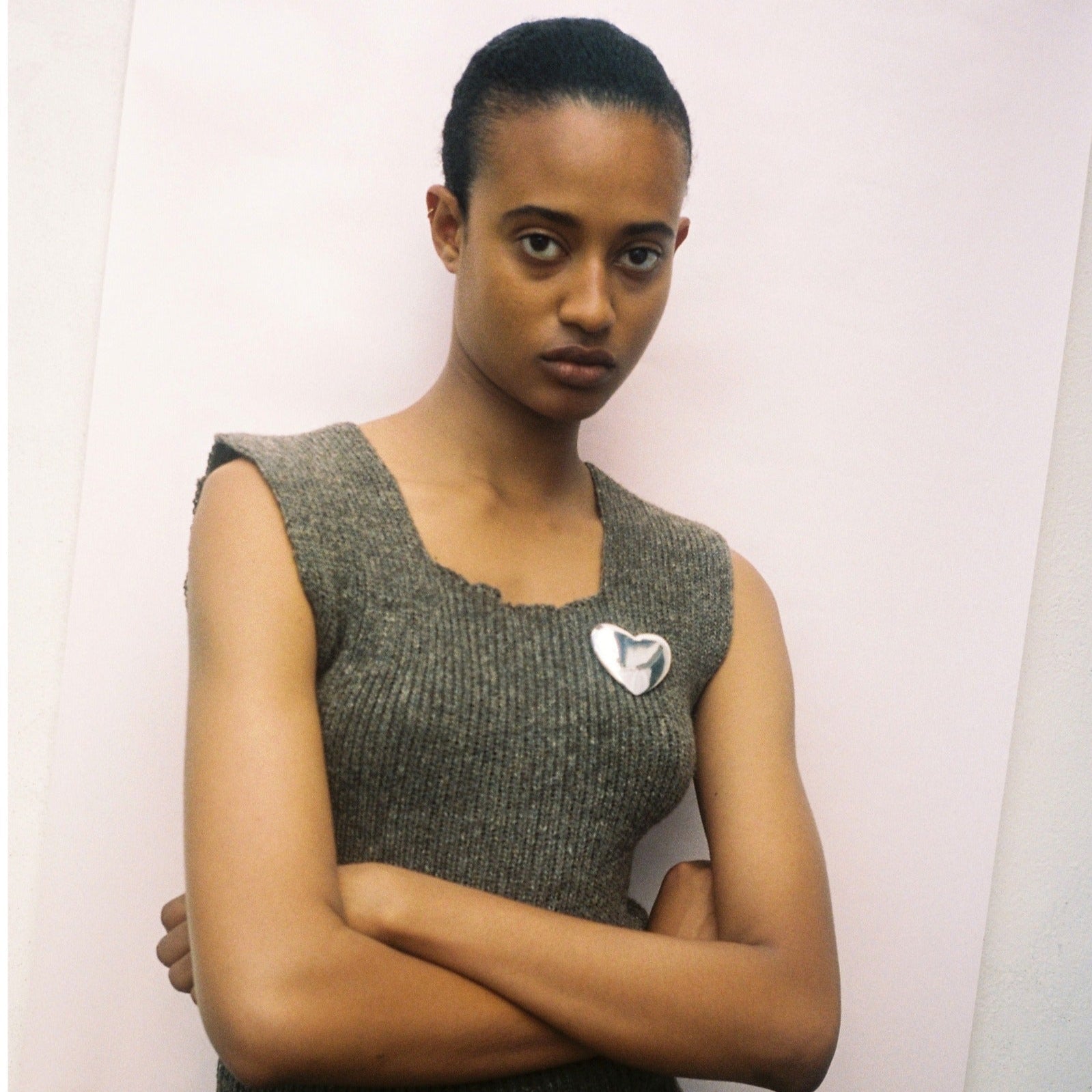 Heart Brooch by Annika Inez - At Present Jewelry