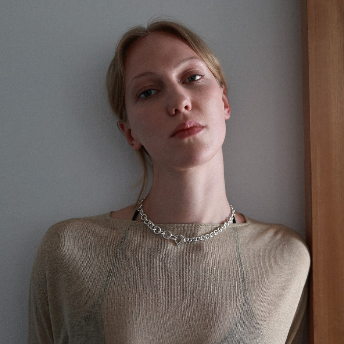 Tapered Link Necklace by Annika Inez - At Present Jewelry