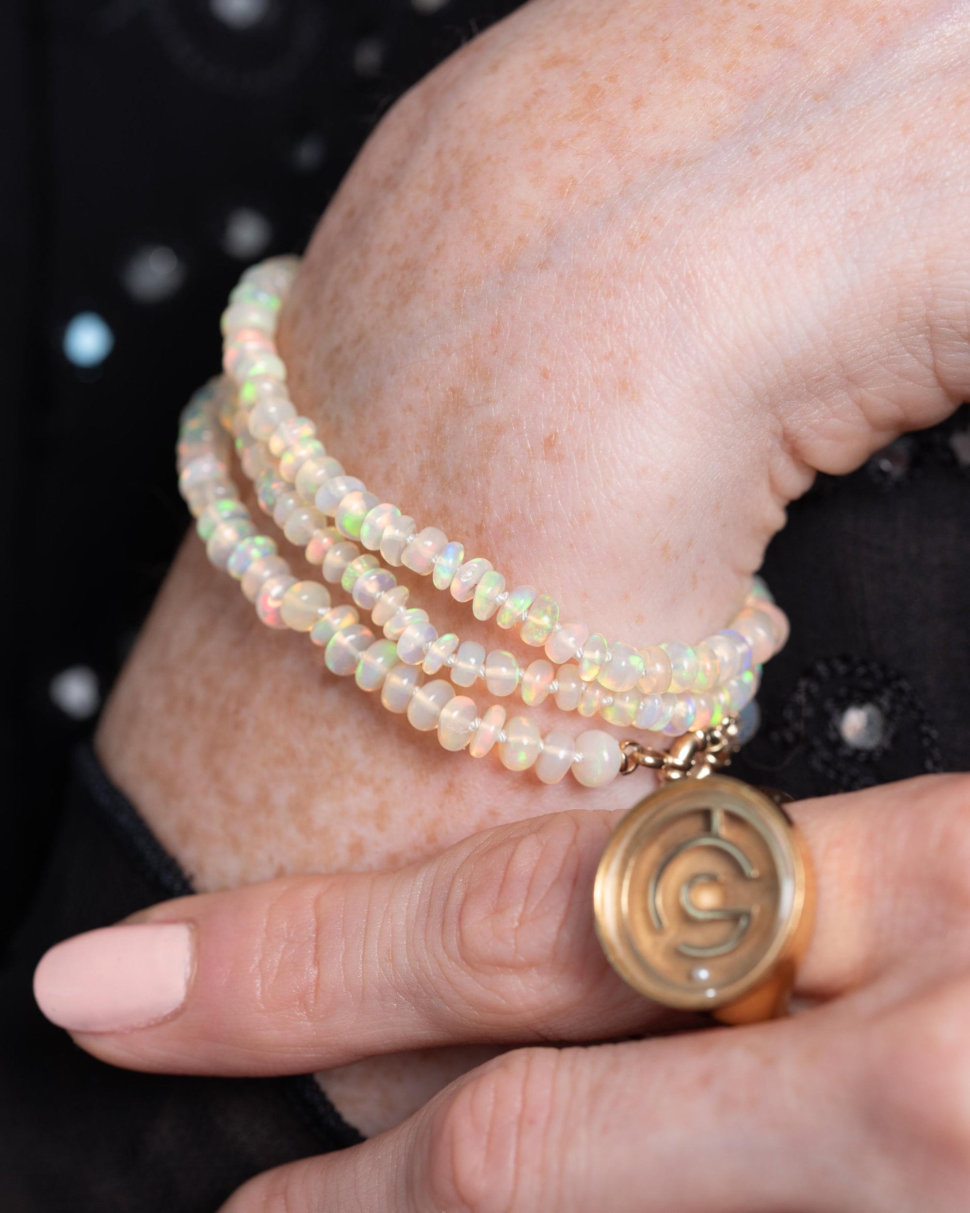 Twilight Opal Necklace by Encirkled Jewelry - At Present Jewelry