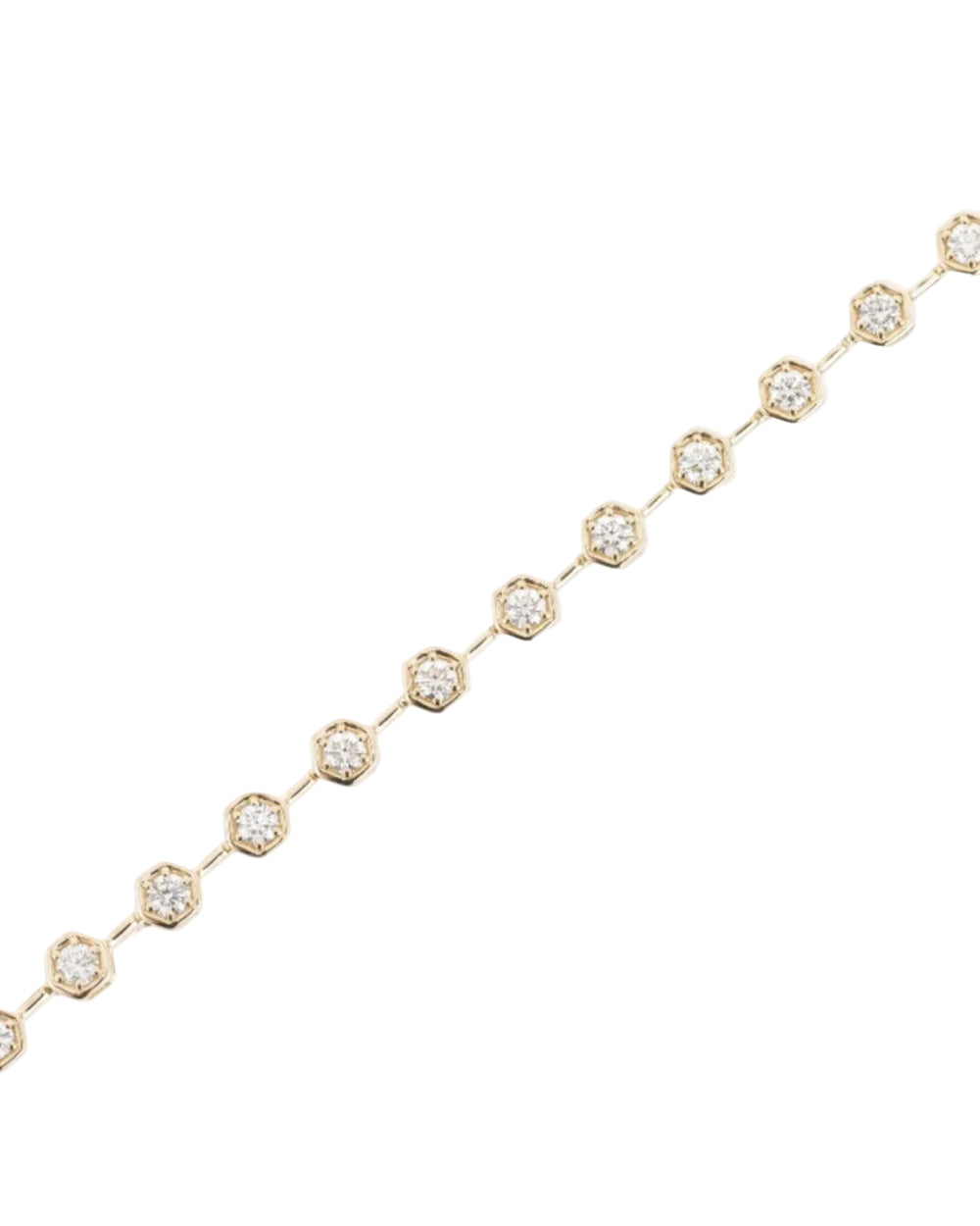 Diamond Hex Tennis Bracelet by Ariel Gordon Jewelry - At Present Jewelry